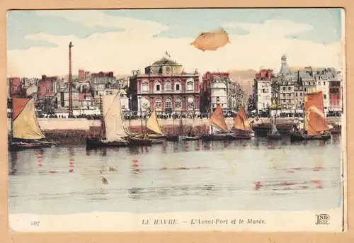 CPA Le Havre, L'Avant-Port et le Musee, ungel.
