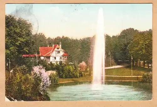 CPA Strasbourg, Orangerie, Lac et ferme, gel. 1909