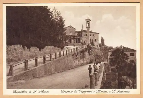 CPA Reppublica San Marino, Conventodei Cappuccini, ungel.