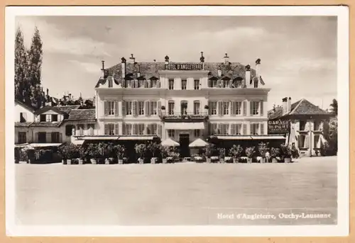 CPA Lausanne, Hotel d'Angleterre, Ouchy-Lausane, gel. 1932