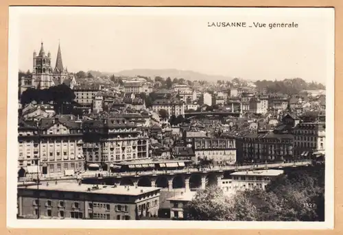 CPA Lausanne, Vue generale, gel. 1928