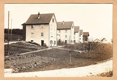 AK Winterthur ?, Maisons dans le village, gel. 1928