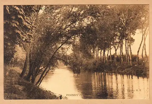 CPA Poissy, Bras Migneaux, ungel.
