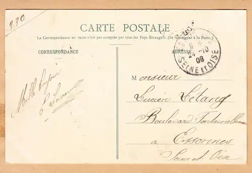 CPA Toul, La Sortie de l'Ingressin, engloutissant 1908