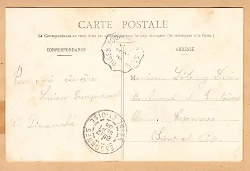 CPA Briare, Pont-Canal- Longueur, gel. 1904