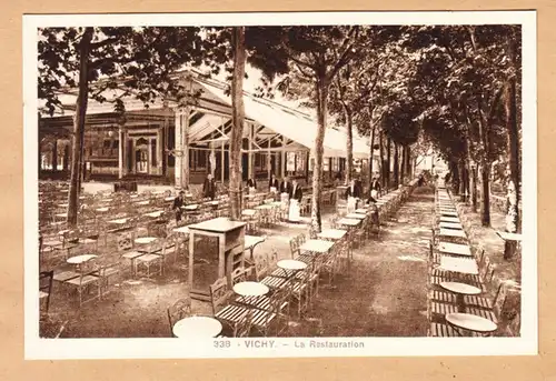 CPA Vichy, La Restauration, ungel.