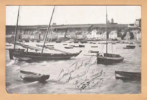 CPA Cherbourg, Au Port, gel. 1910