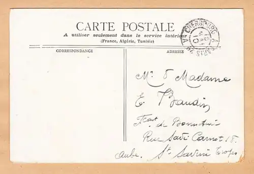 CPA Cherbourg, Au Port, gel. 1910
