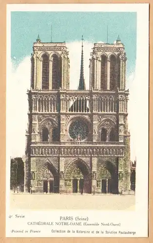 CPA Paris, Notre Dame, unliche.