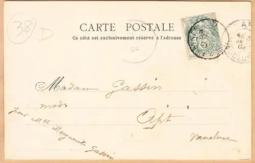CPA Grande Chartreuse, Vue Generale- Le Grand Som, gel. 1904