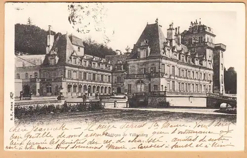 CPA Tours, Chateau de Villendry, gel. 1904