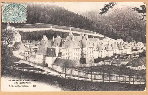 CPA La Grande Chartreuse, Vue generale, gel. 1905