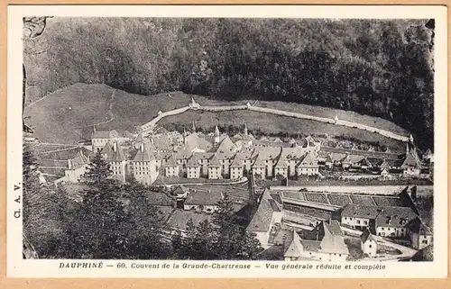 CPA Dauphine, Couvent de la Grande-Chartreuse, Vue generale reduite et complete,ungel.