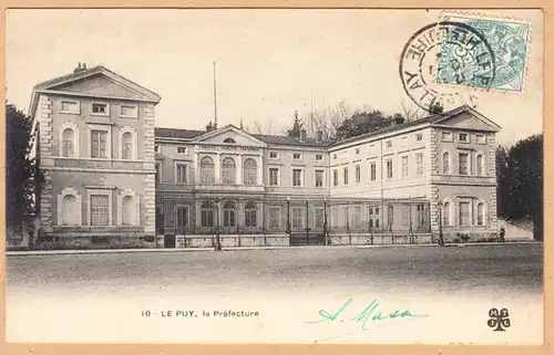 CPA Le Puy, la Prefecture, gel. 1904
