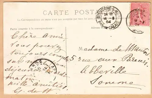 CPA Boulogne sur Mer, Porte Gayole, engl. 1904