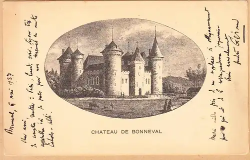 CPA Chateau de Bonneval, ungel.