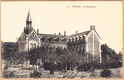 CPA Soulac-sur-Mer, Le Monastere, ungel.