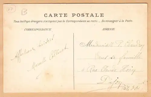 CPA Montigny-Lencoupp, Le Cedre, planté par Bernard, gel. 1906