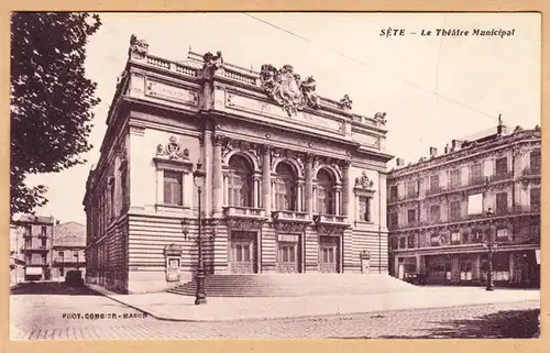 CPA Sete (Cette), Le Theatre Municipal.