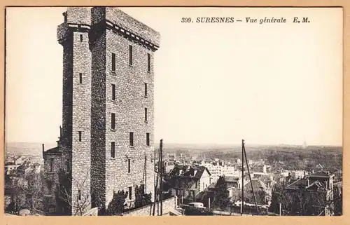 CPA Suresnes, Vue generale, ungel.