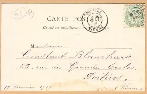 CPA Clermont Ferrand, La Fontaine prertifiante et le Pont naturel, gel. 1903