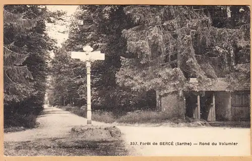 CPA Foret de Berce, Rond du Volumier, ungel.