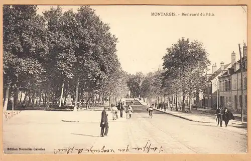 CPA Montargis, boulevard du Paris, gel. 1913