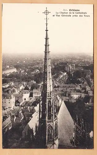 CPA Orleans, Le Clocher de la Cathédrale, unhäll.