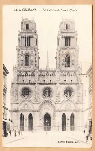CPA Orleans, La Cathedrale Saint-Croix, ungel.