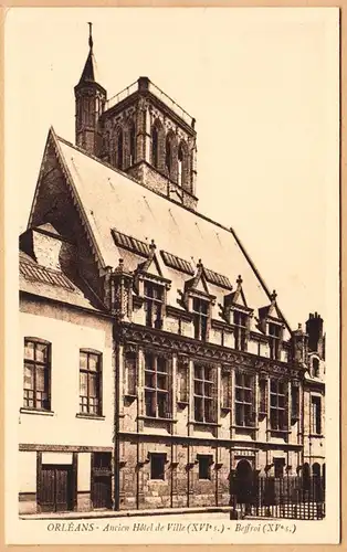 CPA Orleans, Ancien  Hotel de Ville, ungel.