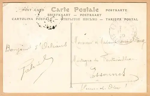 CPA Orleans, La Cathedrale, gel. 1910