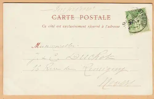 CPA Chateau de Compiegne, Facade Principe, gel. 1900