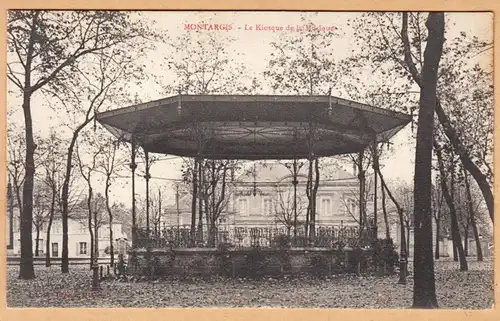 CPA Montargis, Le Kiosque de la Musique, ungel.
