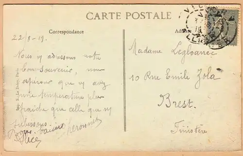 CPA Mont-Dore-les-Bains, Grand-Hôtel, engloutissant 1919
