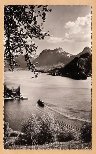 CPA Lac d'Annecy, Talloires et le Petit Lac, ungel.