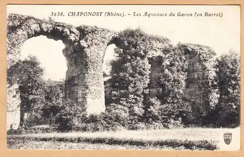 CPA Chaponost, Les Aqueducs du Garon, gel.