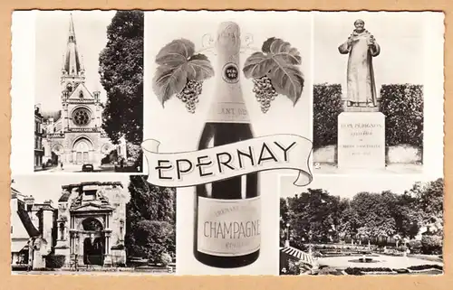 CPA Epernay, Mehrbild, gel.