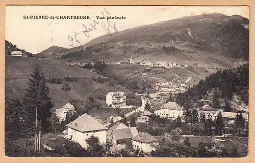 CPA Chartreuse, Vue generale, gel.