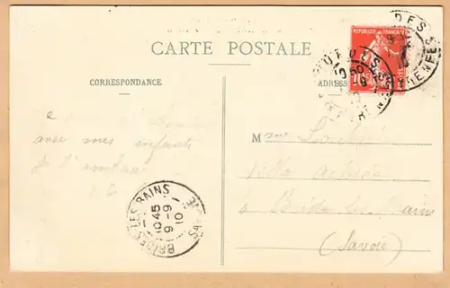 CPA Lourdes, Vue generale, gel. 1910