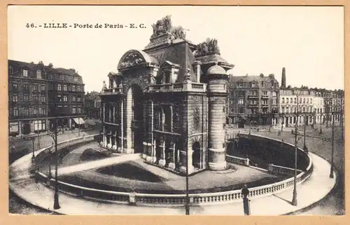 CPA Lille, Porte de Paris, ungel.