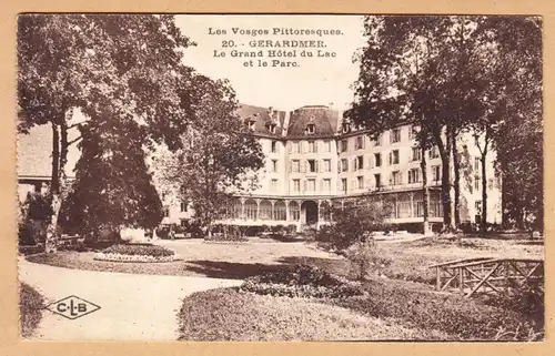 CPA gerardmer, Le Grand Hôtel du Lac et le Parc, unl.