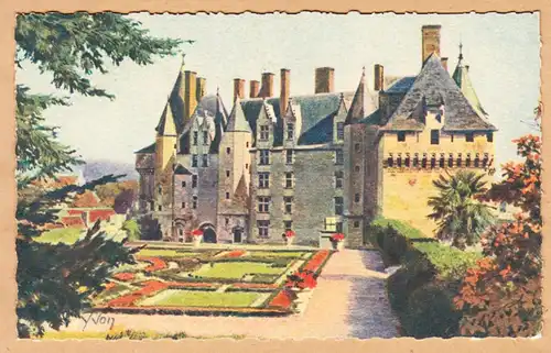 CPA Chateau de Langeais, ungel.