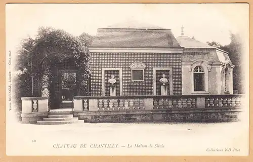 CPA Chantilly, la Maison de Silvie, gel.