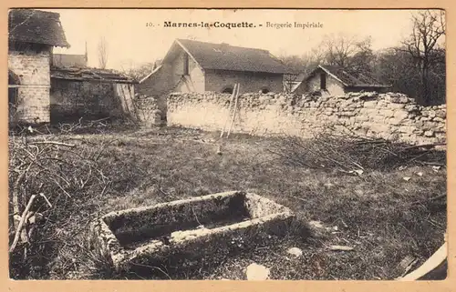 CPA Marnes la Coquette, Bergerie Imperiale, gel. 1913