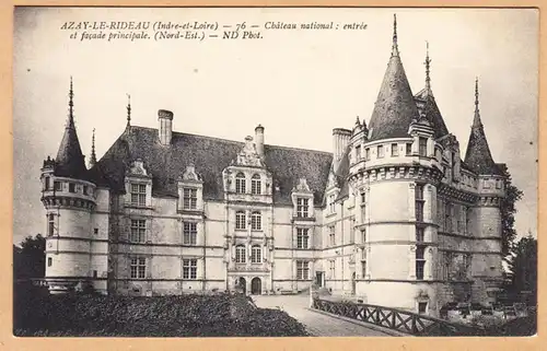 CPA Azay-le-Rideau, Chateau national, ungel.