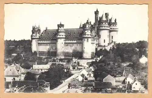 CPA Pierrefonds, Le Chateau, vue prise de la Roche, ungel.