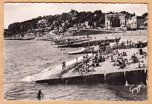 CPA Sainte Adresse, La Plage, gel.