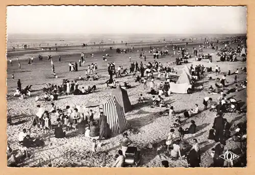 CPA Malo Les Bains, La Plage, gel.