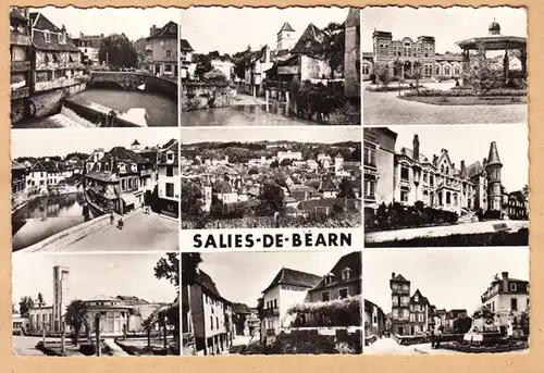 CPA Salies de Bearn, Mehrbild, gel.