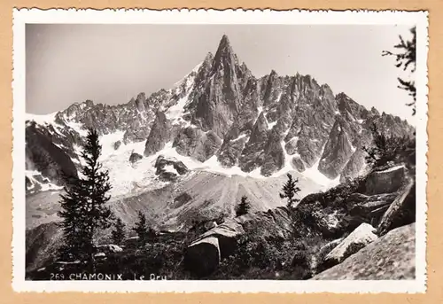 CPA Chamonix-Mont-Blanc, Le Dru, ohn.
